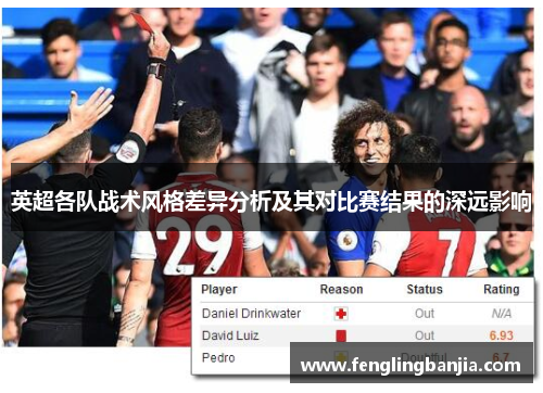 英超各队战术风格差异分析及其对比赛结果的深远影响